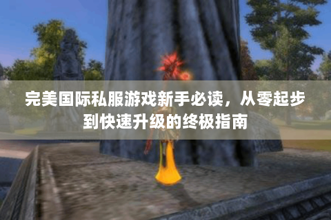 完美国际私服游戏新手必读，从零起步到快速升级的终极指南