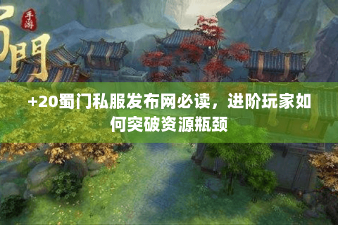 +20蜀门私服发布网必读，进阶玩家如何突破资源瓶颈