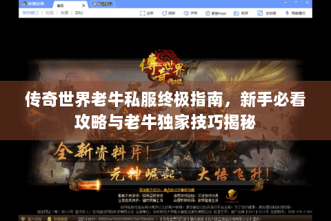 传奇世界老牛私服终极指南，新手必看攻略与老牛独家技巧揭秘