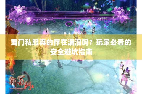 蜀门私服真的存在漏洞吗？玩家必看的安全避坑指南