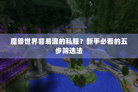 魔兽世界容易混的私服？新手必看的五步筛选法