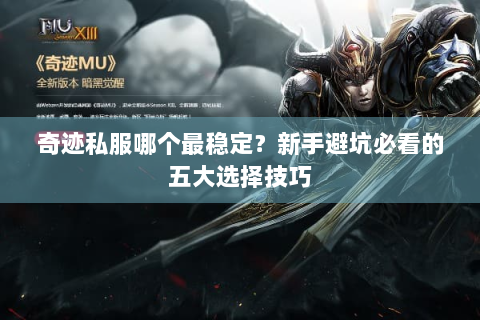 奇迹私服哪个最稳定？新手避坑必看的五大选择技巧