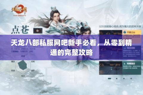天龙八部私服网吧新手必看，从零到精通的完整攻略