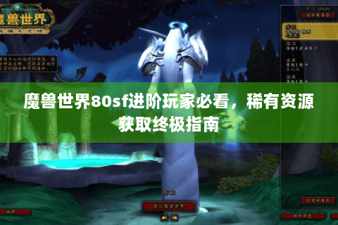 魔兽世界80sf进阶玩家必看，稀有资源获取终极指南