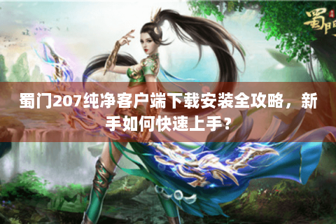 蜀门207纯净客户端下载安装全攻略，新手如何快速上手？