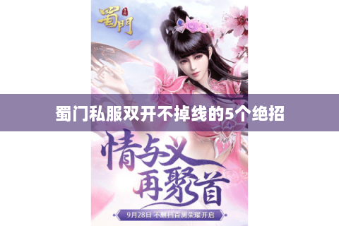 蜀门私服双开不掉线的5个绝招