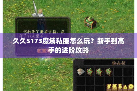 久久5173魔域私服怎么玩？新手到高手的进阶攻略