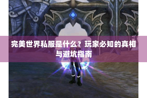 完美世界私服是什么？玩家必知的真相与避坑指南