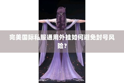 完美国际私服通用外挂如何避免封号风险？