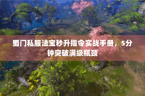 蜀门私服法宝秒升指令实战手册，5分钟突破满级瓶颈