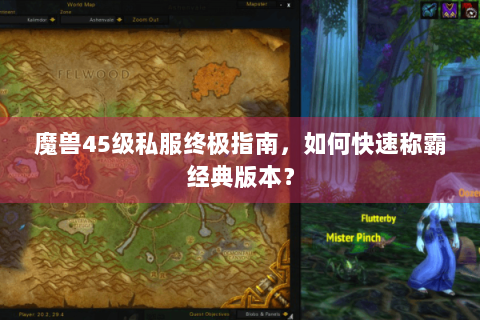 魔兽45级私服终极指南，如何快速称霸经典版本？