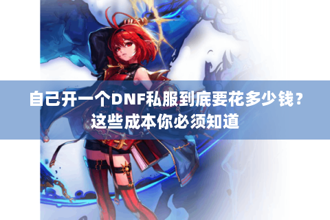 自己开一个DNF私服到底要花多少钱？这些成本你必须知道