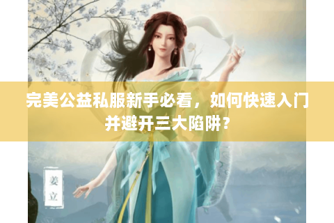 完美公益私服新手必看，如何快速入门并避开三大陷阱？